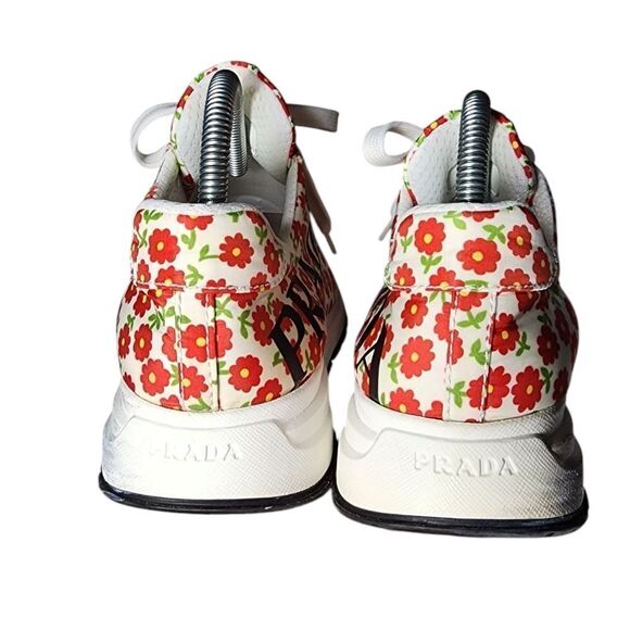 Prada Floral Sneakers - Picture 3 of 13